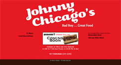 Desktop Screenshot of johnnychicagos.com